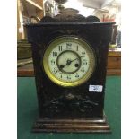 An Edwardian mantel clock