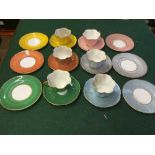 Eighteen pieces of Shelley tea china