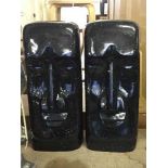 A pair of Moai Easter island heads