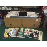 A box of 45's records - Michael Jackson,