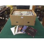 A box of 45's records - ZZ Top,