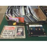 A box of music books relating to The Beatles