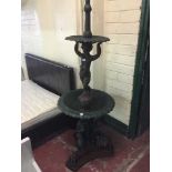A Victorian style cast iron fountain