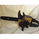 A JCB petrol chain saw