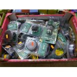 Box of Aml spool covers, spool line, tap connectors,