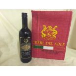 Red wine : Twelve bottles of Terre Del Sole Montepulciano D'Abruzzo, cased.