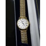 A gent's 9ct gold wristwatch by Rotary,