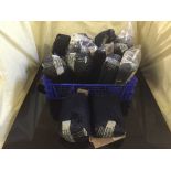 A crate of fourteen assorted pairs of Gelert rain trousers