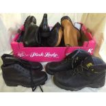 A box of work boots