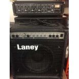 A Lanaey amplifier with PA speaker,