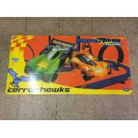 A boxed Scalextric Micromania Terror Hawks racing set