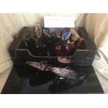 A box of quantity of assorted lady's shoes - Roland Cartier,