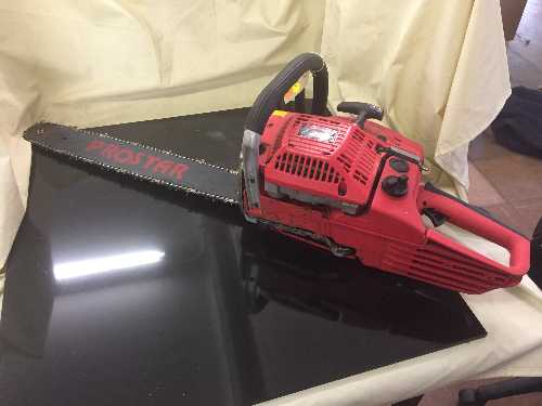 A Prostar petrol chain saw