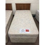 A 3' Slumberland Ivory seal storage divan set