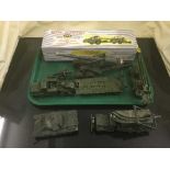 A tray of assorted Dinky die cast vehicles - boxed Dinky Super Toys 666 missile erector,