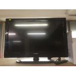 A Blaupunkt 32 inch LCD TV with remote