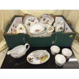 A box of Royal Worcester Evesham baking dishes,