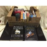 A box of assorted books - Bernard Cornwell,