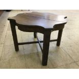 A shaped Edwardian occasional table