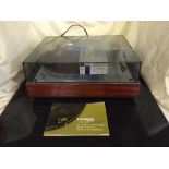 Thorens TD 160 super turn table and a pair of teak cased Eagle speakers