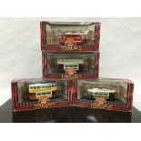 A Corgi 60 Years of Transport three-part boxed set of die-cast models,