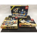 Four Lego sets, all relating to space, numbers 928, 6929, 6930 and 6970, all parts boxed.
