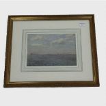 Dixon Clark : Sailing boats in calm waters, watercolour, signed, 18 cm x 26 cm, framed.