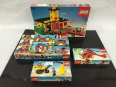 Four Lego sets, miscellaneous, numbers 374, 376, 6678 and 6685, all parts boxed.