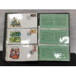 Nine albums of philatelic first day covers : The World's Great Fairy Tales First Day Cover