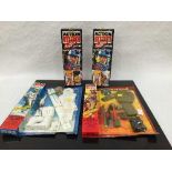 Two Palitoy Action Man Space Ranger Captain (Leader of the Space Ranger Patrol) figures,