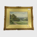 Harry Sutton Palmer : Near Shamley Green, Guildford, Surrey, watercolour, signed, 25 cm x 35 cm,