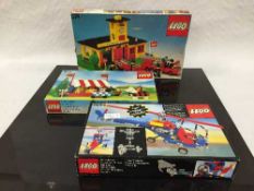Four Lego sets, miscellaneous, numbers 374, 383, 66382 and 8844, all parts boxed.