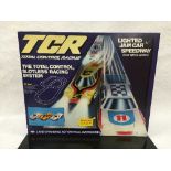 A TCR (Total Control Racing) set : Lighted Jam Car Speedway - three car lighted system,