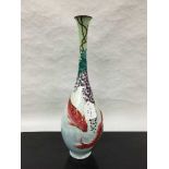 A fine early twentieth century Japanese Ginbari cloisonne vase,