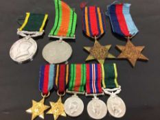 A WWII Medal Group, to 906693 BDR. N. G. Grisenthwaite. R.A.