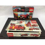 Four Lego sets, all relating to construction, numbers 722, 851, 856 and 8848, all parts boxed.