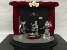 A Swarovski miniature theatre stage,