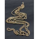 A 9ct gold guard chain, 32.5g.