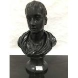 A Wedgwood bust of Horace, after the antique, height 38cm.