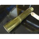 Brass pocket telescope