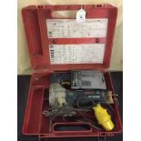 A cased Bosch jigsaw,