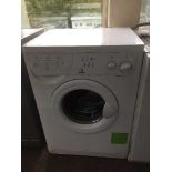 An Indesit washing machine