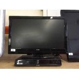 A Luxor 22 inch LCD TV/DVD and a Philips Blu Ray player