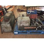 A Collins thread o matic 22 pip threading machine,