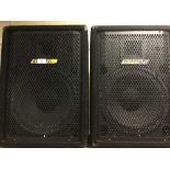 Pair of Carlsbro sound performance PA speakers