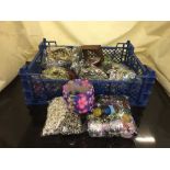 A basket of costume jewellery