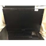 A Panasonic 19 inch LCD TV with remote & Humax 21 " LCD TV/DVD