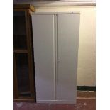 A Bisley metal double door cabinet