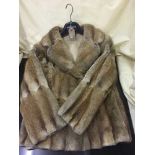 A lady's fur coat