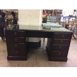 A Stag minstrel twin pedestal desk